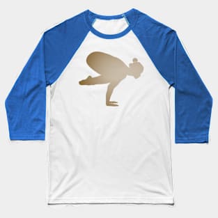 Yoga Crow Pose Baseball T-Shirt